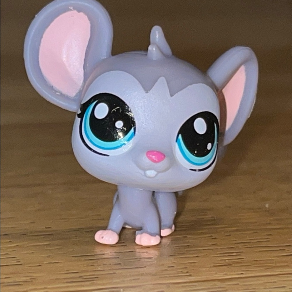 LPS #296 Mini Noggle Murino Mouse Littlest Pet Shop Hasbro